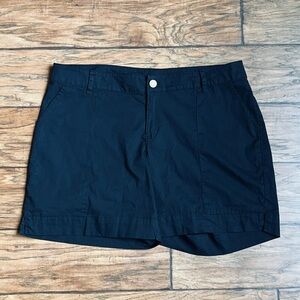 Lane Bryant NEW Womens 18 Shorts Plus Black Casual Chino Comfort High Rise